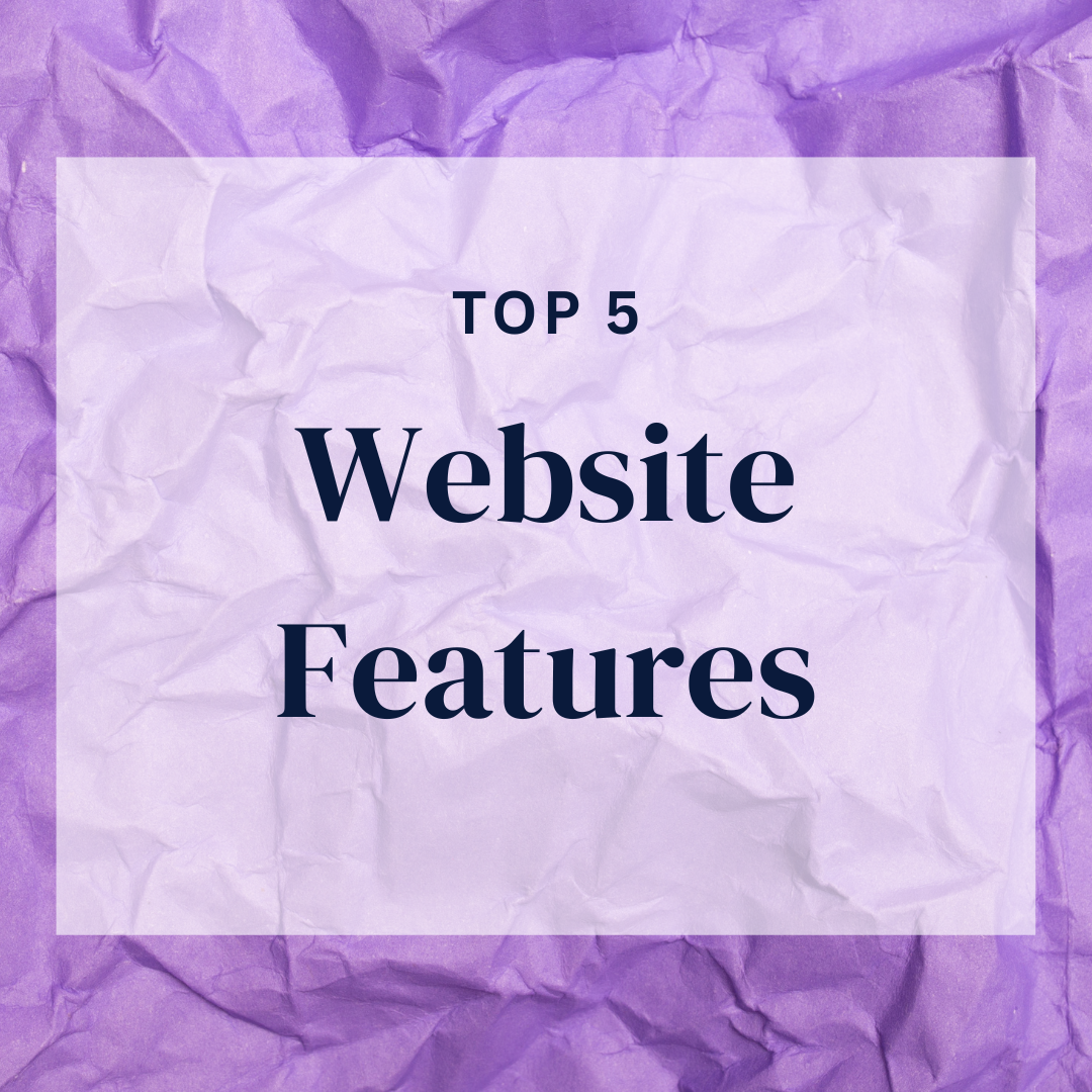Top 5 Purple Pages Site Features